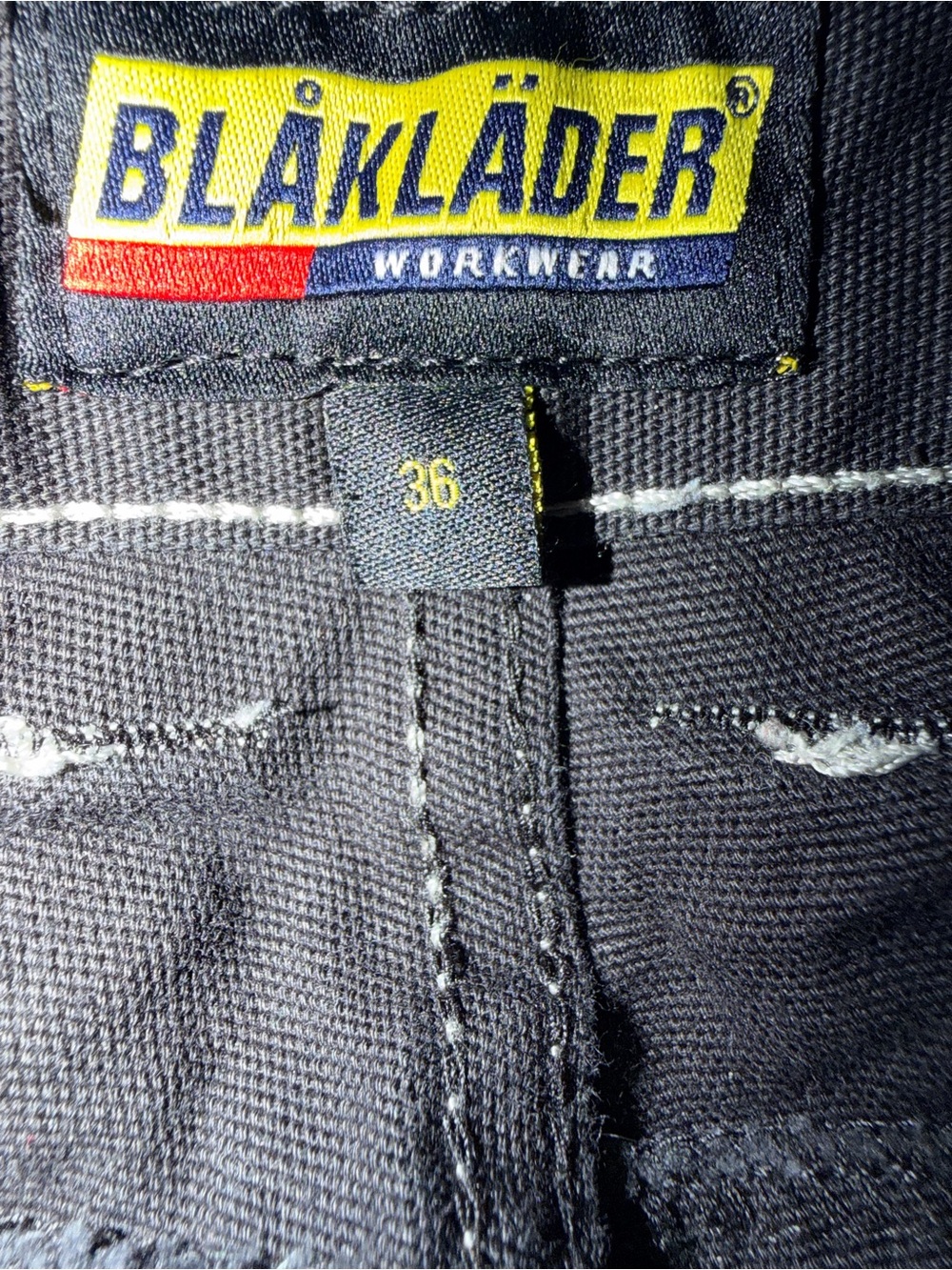 Blaklader x1500 Lenco Shorts Workwear Holster Pocket Black Men Size 36 - Picture 7 of 8